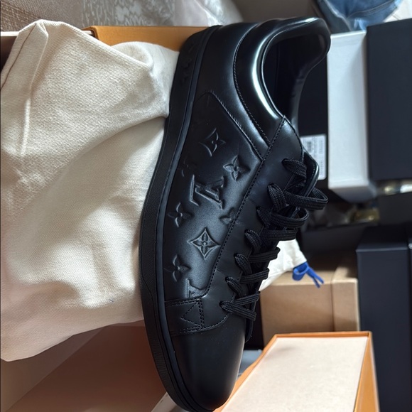 Black Designer Men's Shoes - Picture 1 of 4